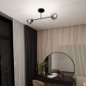Lampa sufitowa  ROMA 2 BL GRAFIT 1245/2 EMIBIG