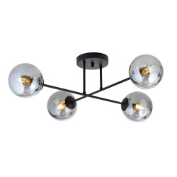 Lampa sufitowa  ROMA 4 BL GRAFIT 1245/4 EMIBIG