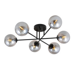 Lampa sufitowa  ROMA 6 BL GRAFIT 1245/6 EMIBIG
