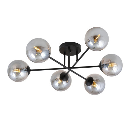 Lampa sufitowa  ROMA 6 BL GRAFIT 1245/6 EMIBIG