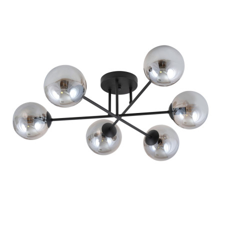 Lampa sufitowa  ROMA 6 BL GRAFIT 1245/6 EMIBIG