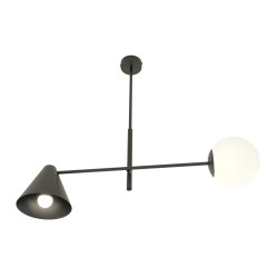 Żyrandol HERMES 2 BLACK 1347/2 EMIBIG