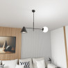 Żyrandol HERMES 2 BLACK 1347/2 EMIBIG