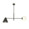 Żyrandol HERMES 2 BLACK 1347/2 EMIBIG