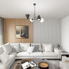 Żyrandol HERMES 4 BLACK 1347/4 EMIBIG