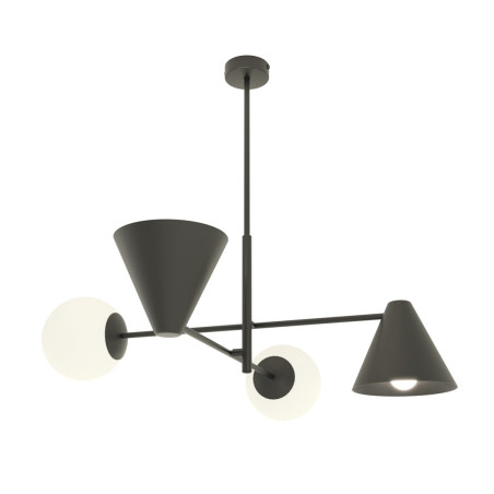 Żyrandol HERMES 4 BLACK 1347/4 EMIBIG