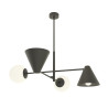 Żyrandol HERMES 4 BLACK 1347/4 EMIBIG