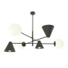 Żyrandol HERMES 6 BLACK 1347/6 EMIBIG