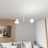Żyrandol HERMES 2 WHITE 1348/2 EMIBIG