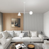 Żyrandol HERMES 2 WHITE 1348/2 EMIBIG