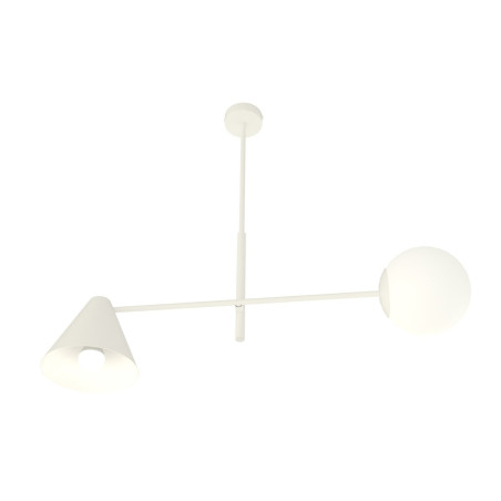 Żyrandol HERMES 2 WHITE 1348/2 EMIBIG
