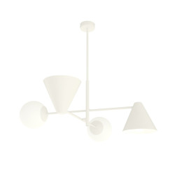 Żyrandol HERMES 4 WHITE 1348/4 EMIBIG