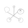 Żyrandol HERMES 4 WHITE 1348/4 EMIBIG