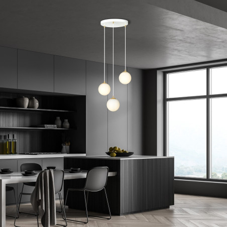 Lampa wisząca ROYAL 3 WH 1244/3 EMIBIG