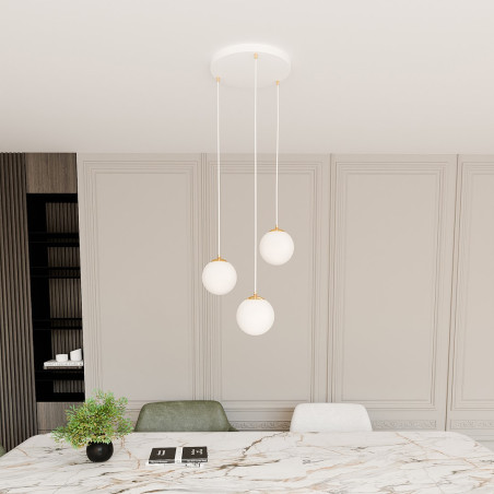Lampa wisząca ROYAL 3 WH 1244/3 EMIBIG