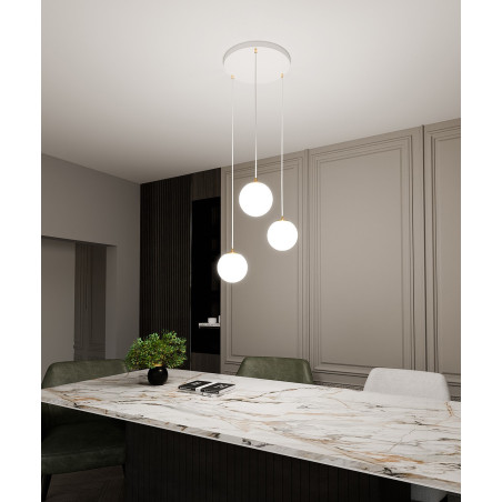 Lampa wisząca ROYAL 3 WH 1244/3 EMIBIG