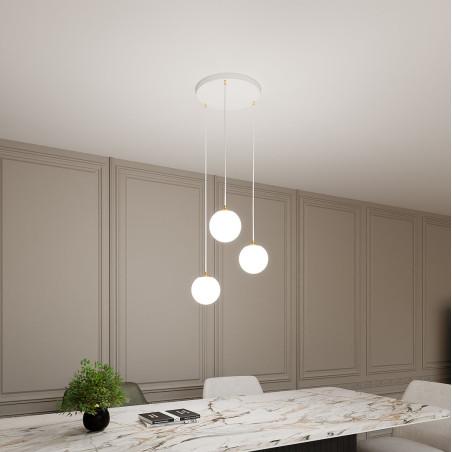 Lampa wisząca ROYAL 3 WH 1244/3 EMIBIG