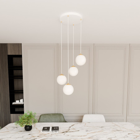 Lampa wisząca ROYAL 4 WH 1244/4 EMIBIG