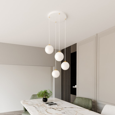 Lampa wisząca ROYAL 4 WH 1244/4 EMIBIG
