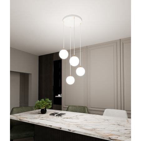 Lampa wisząca ROYAL 4 WH 1244/4 EMIBIG
