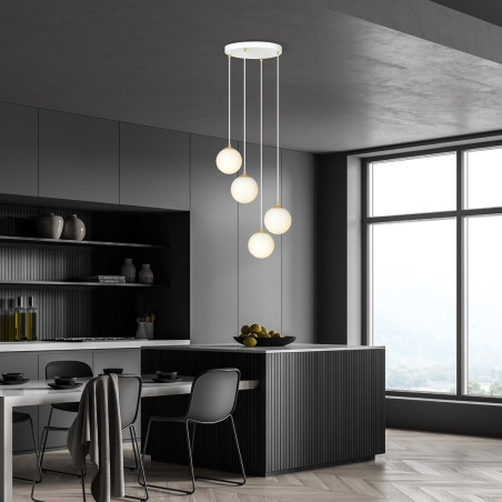Lampa wisząca ROYAL 4 WH 1244/4 EMIBIG