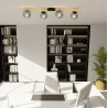 Lampa sufitowa  SPLENDI 4 BL GRAFIT 1246/4 EMIBIG