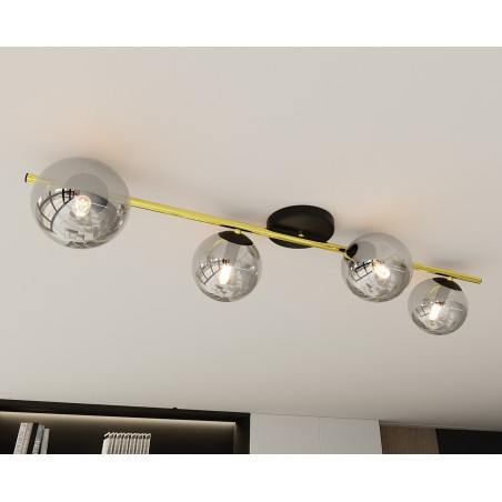 Lampa sufitowa  SPLENDI 4 BL GRAFIT 1246/4 EMIBIG