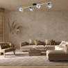 Lampa sufitowa  SPLENDI 4 BL GRAFIT 1246/4 EMIBIG