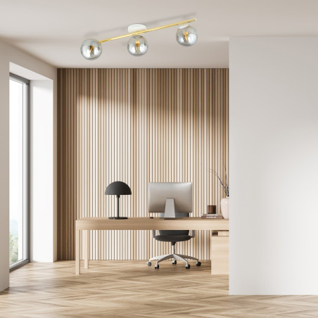 Lampa sufitowa  SPLENDI 3 WH GRAFIT 1247/3 EMIBIG