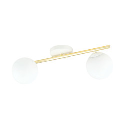 Lampa sufitowa  SPLENDI 2 WH OPAL 1249/2 EMIBIG