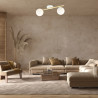 Lampa sufitowa  SPLENDI 2 WH OPAL 1249/2 EMIBIG