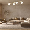 Lampa sufitowa  SPLENDI 4 WH OPAL 1249/4 EMIBIG