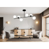 Lampa sufitowa  BIOR 6 BLACK 1020/6 EMIBIG