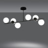 Lampa sufitowa  BIOR 6 BLACK 1020/6 EMIBIG