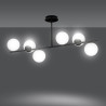 Lampa sufitowa  BIOR 6 BLACK 1020/6 EMIBIG