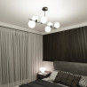 Lampa sufitowa  BIOR 6 BLACK 1020/6 EMIBIG