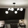 Lampa sufitowa  BIOR 6 BLACK 1020/6 EMIBIG