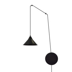 Lampa wisząca ABRAMO 1 BLACK 160/1 EMIBIG