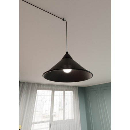 Lampa wisząca ABRAMO 1 BLACK 160/1 EMIBIG