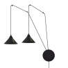 Lampa wisząca ABRAMO 2 BLACK 160/2 EMIBIG