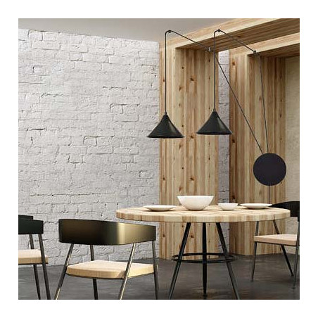 Lampa wisząca ABRAMO 2 BLACK 160/2 EMIBIG