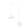 Lampa wisząca ABRAMO 1 WHITE 159/1 EMIBIG