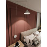 Lampa wisząca ABRAMO 1 WHITE 159/1 EMIBIG