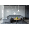 Lampa wisząca ABRAMO 2 WHITE 159/2 EMIBIG