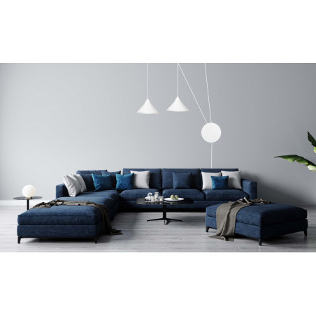Lampa wisząca ABRAMO 2 WHITE 159/2 EMIBIG