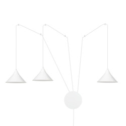 Lampa wisząca ABRAMO 3 WHITE 159/3 EMIBIG