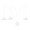 Lampa wisząca ABRAMO 3 WHITE 159/3 EMIBIG