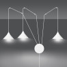 Lampa wisząca ABRAMO 3 WHITE 159/3 EMIBIG
