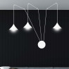 Lampa wisząca ABRAMO 3 WHITE 159/3 EMIBIG
