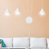 Lampa wisząca ABRAMO 3 WHITE 159/3 EMIBIG